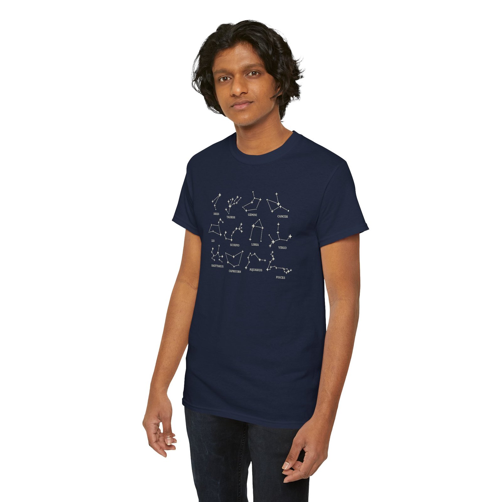 "Zodiac Constellations" Unisex T-Shirt – The Whole Sky in One Design - Image 11