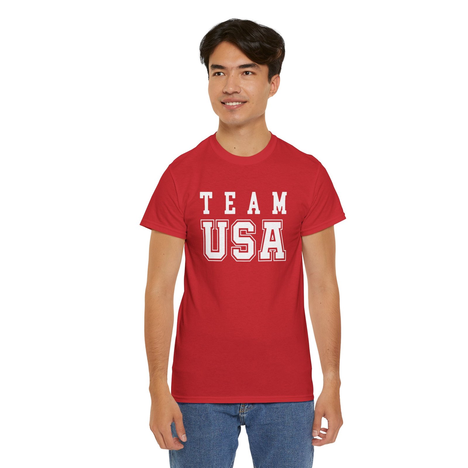 "Team USA" Unisex T-Shirt – United in Red, White & Blue - Image 12