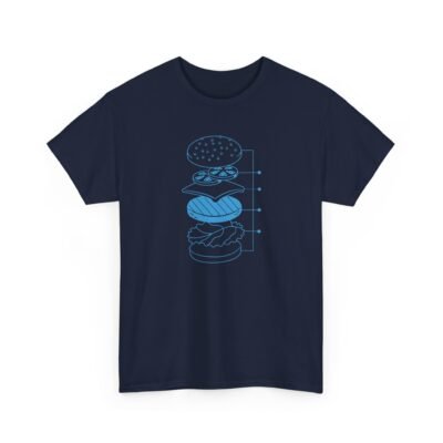 Cheeseburger Blueprint - Unisex T-Shirt – Engineering Deliciousness