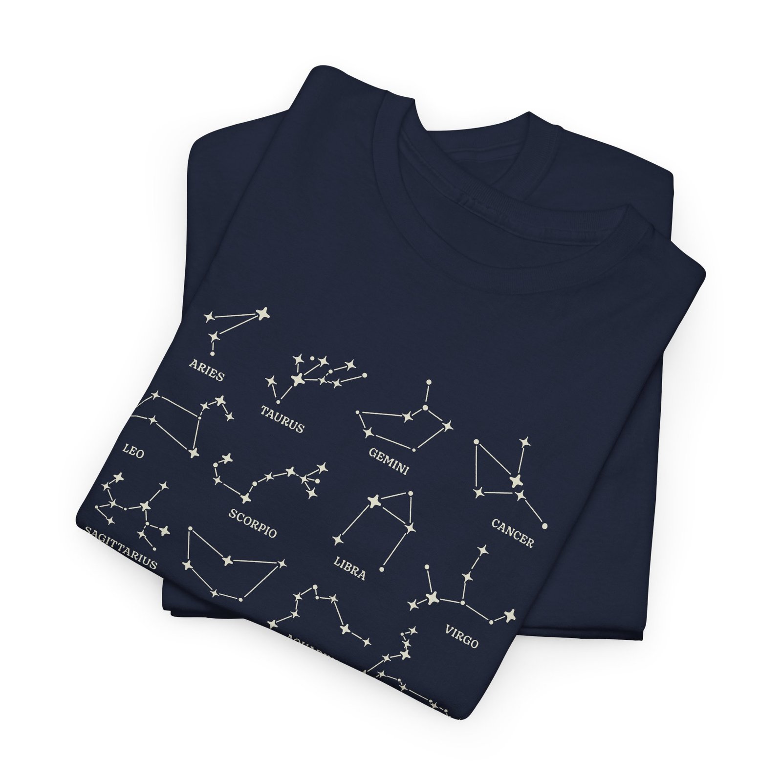 "Zodiac Constellations" Unisex T-Shirt – The Whole Sky in One Design - Image 3