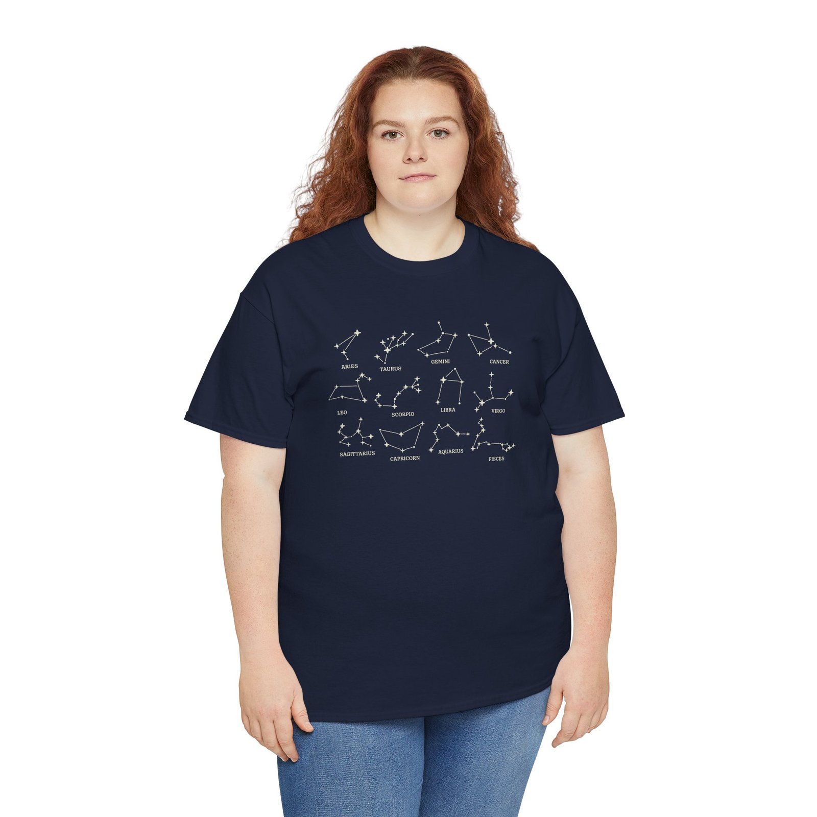 "Zodiac Constellations" Unisex T-Shirt – The Whole Sky in One Design - Image 9