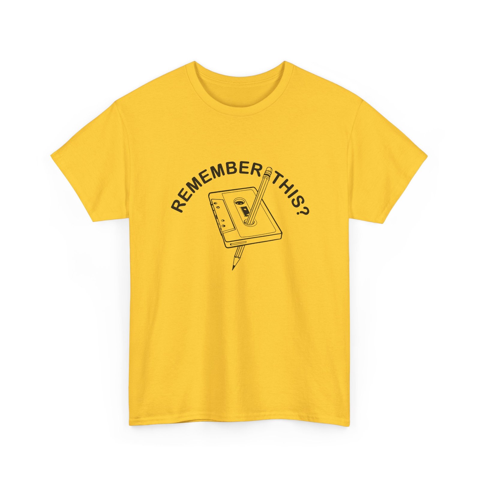Cassette & Pencil Unisex T-Shirt – The Ultimate Throwback Tool Kit - Image 16