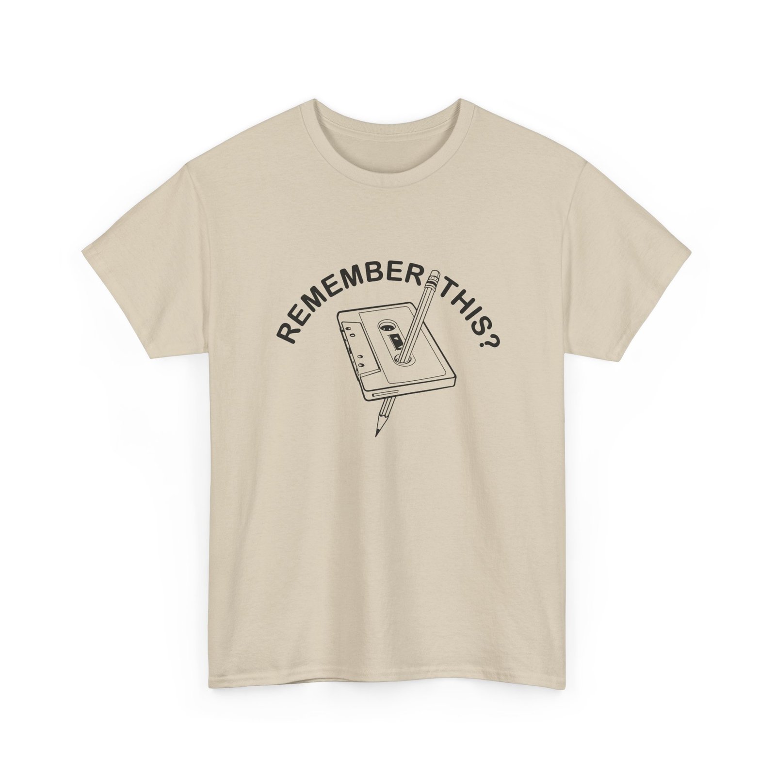 Cassette & Pencil Unisex T-Shirt – The Ultimate Throwback Tool Kit - Image 20