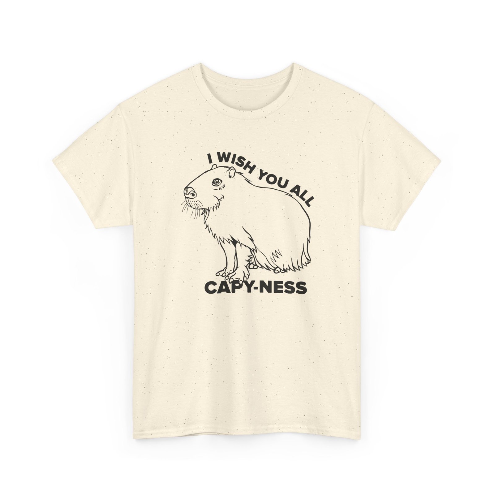 I Wish You All Capy-ness Unisex T-Shirt – Maximum Chill, Maximum Cute