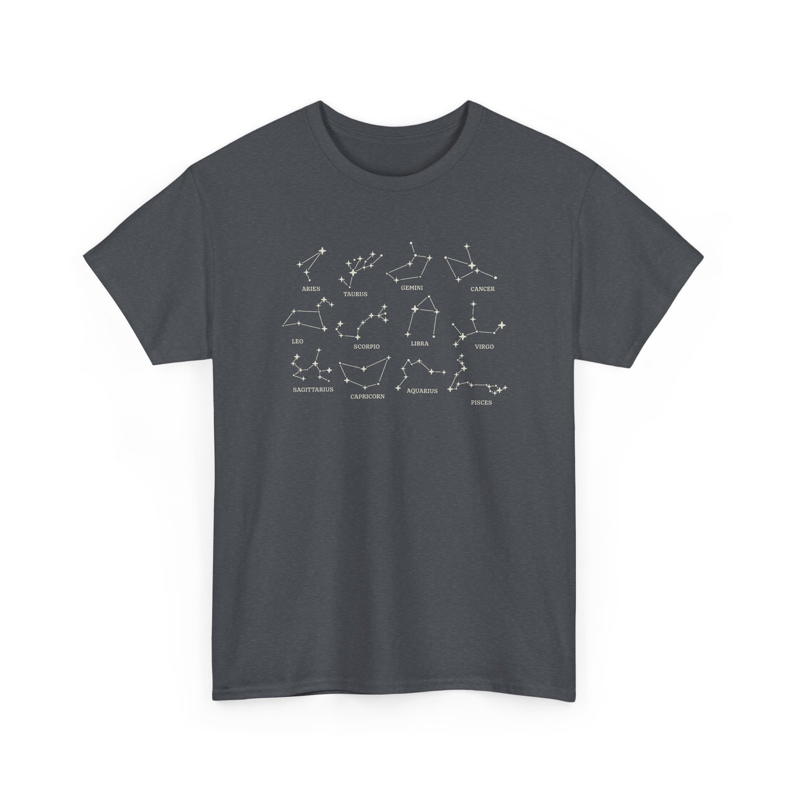 "Zodiac Constellations" Unisex T-Shirt – The Whole Sky in One Design - Image 24