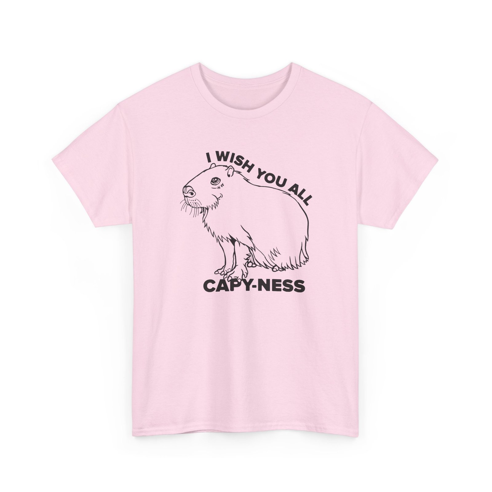 I Wish You All Capy-ness Unisex T-Shirt – Maximum Chill, Maximum Cute - Image 24