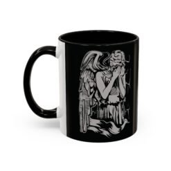 🗿☕ Weeping Angel Accent Mug – Don’t Blink… Just Sip