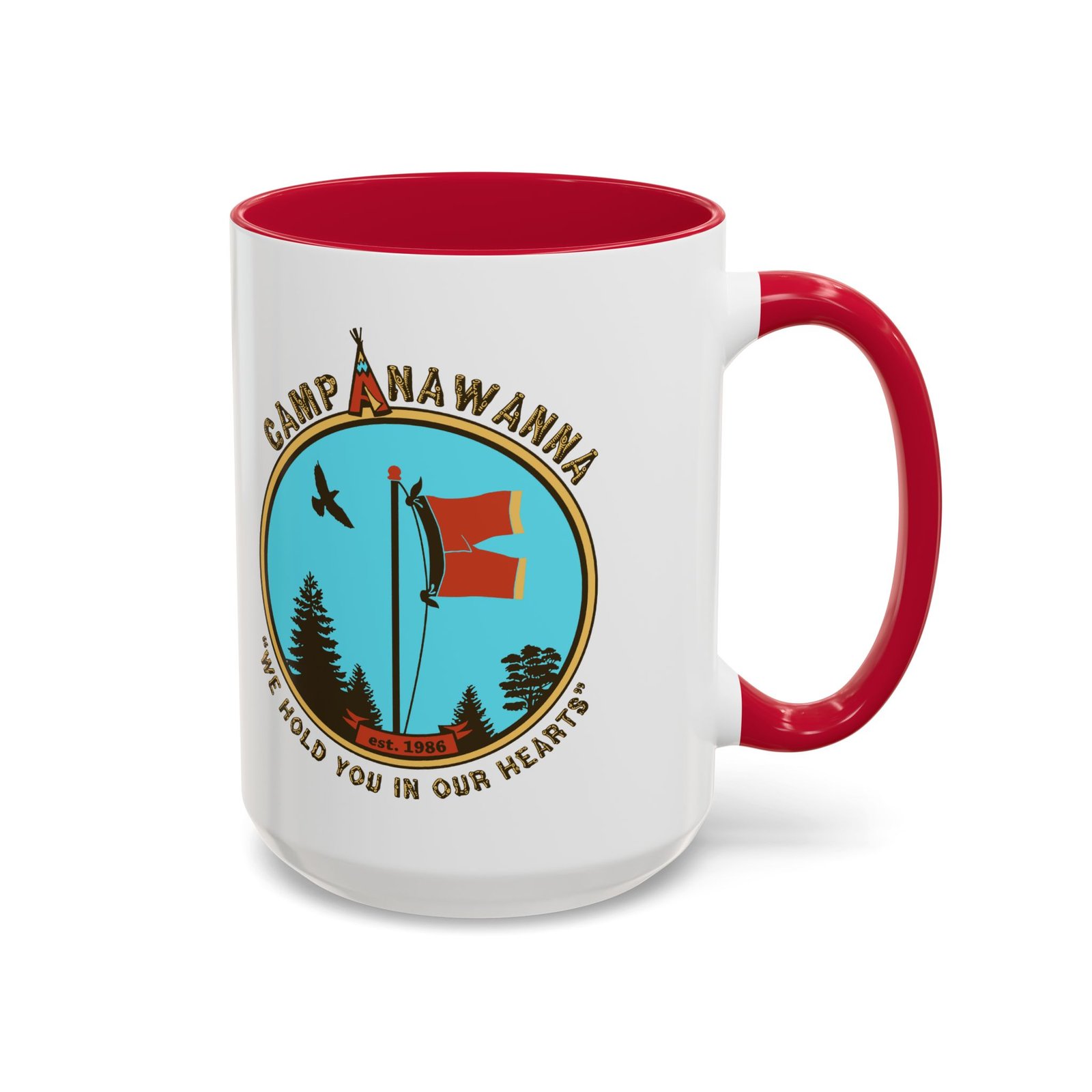 ☕🏕️🩲 Camp Anawanna Color Accent Mug – We Hold You in Our Hearts (and Hands) - Image 43
