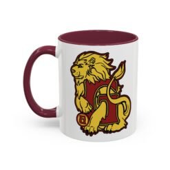 🦁 House of Lion Accent Color Mug – Sip with Courage