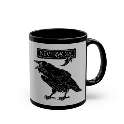 ☕ Nevermore Black Mug – Sip with a Touch of the Macabre