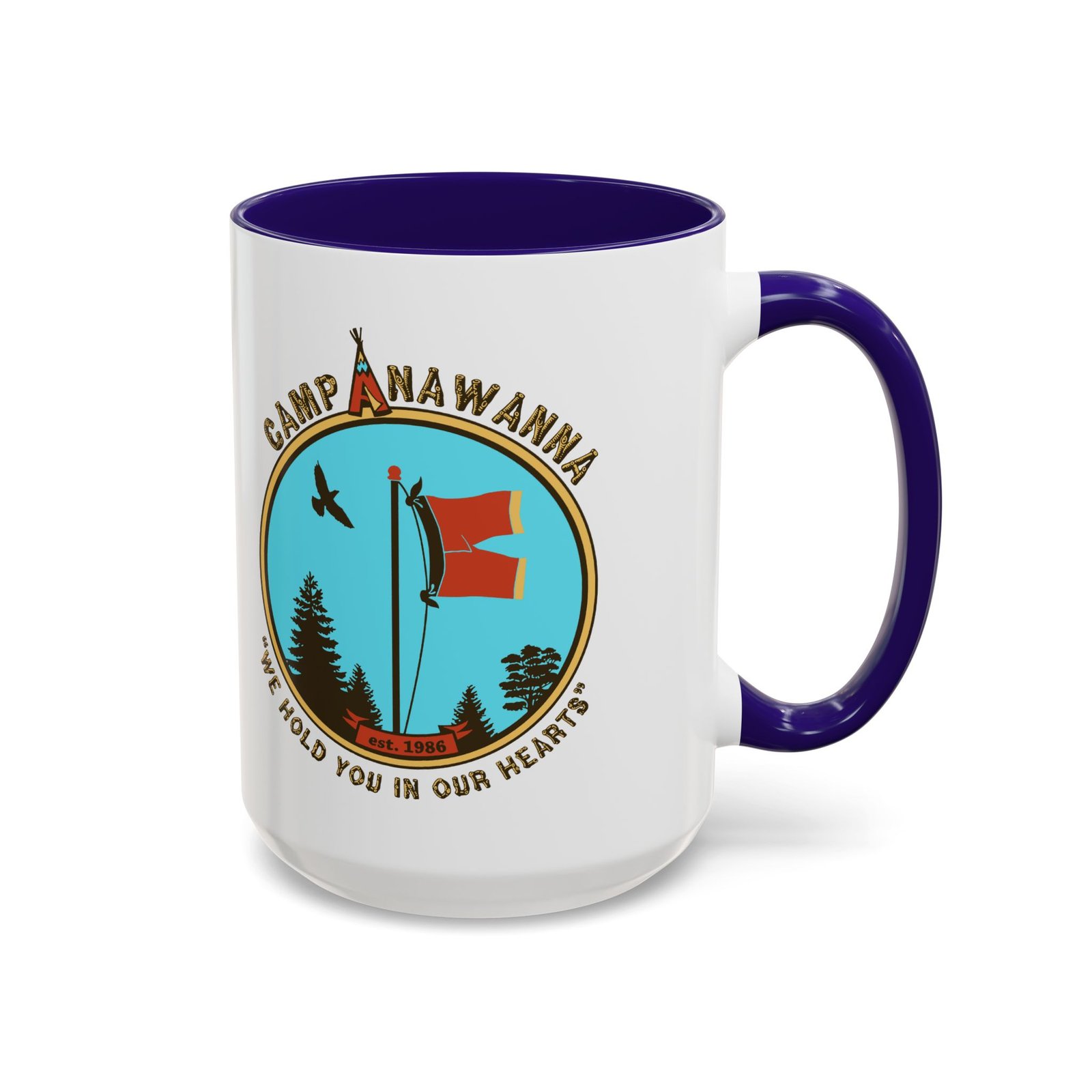 ☕🏕️🩲 Camp Anawanna Color Accent Mug – We Hold You in Our Hearts (and Hands) - Image 27