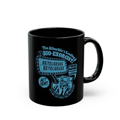 🪦☕ Betelgeuse Black Mug – The Afterlife’s Leading Bio-Exorcist