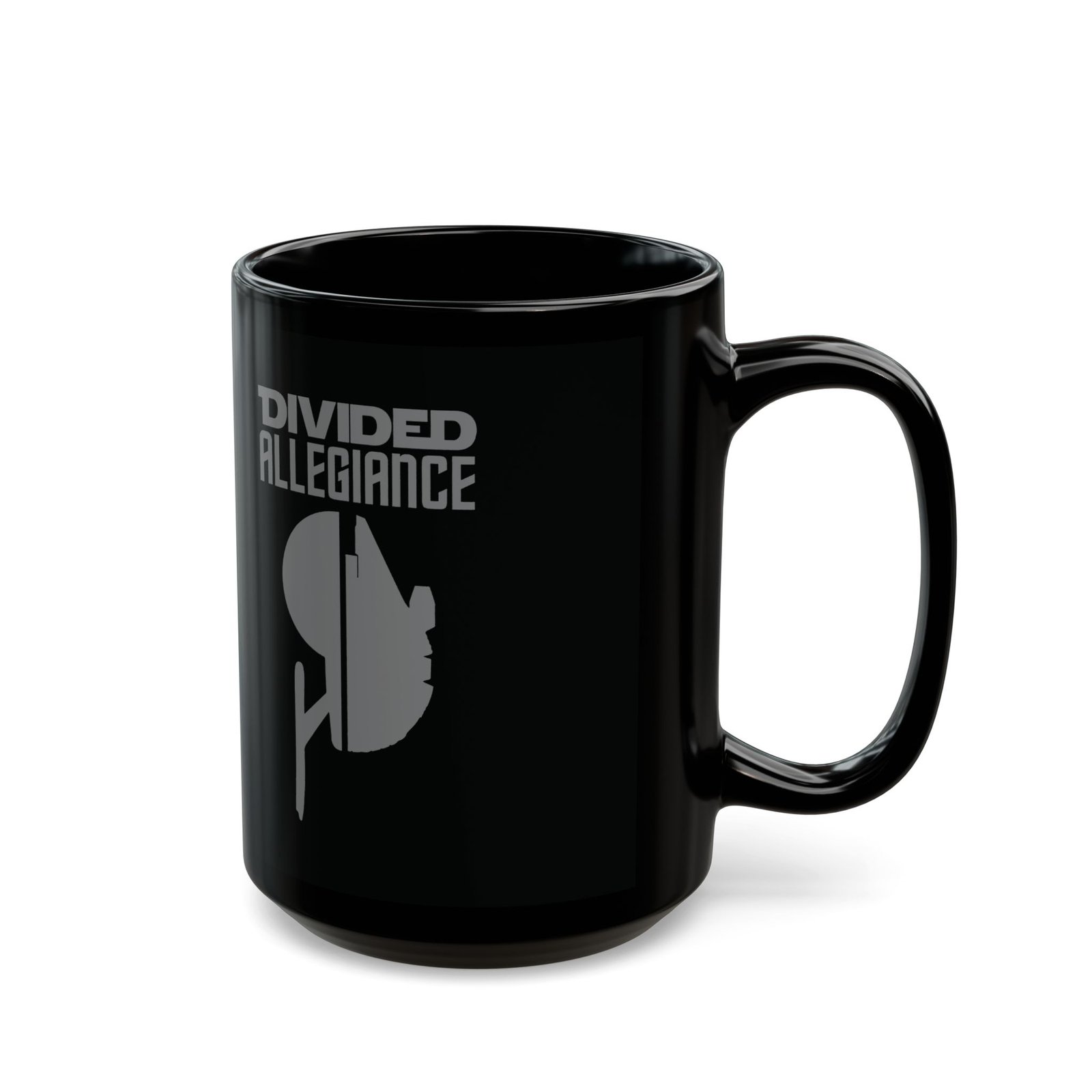 🚀🛸 Divided Allegiance Black Mug – One Mug, Two Galaxies - Image 6