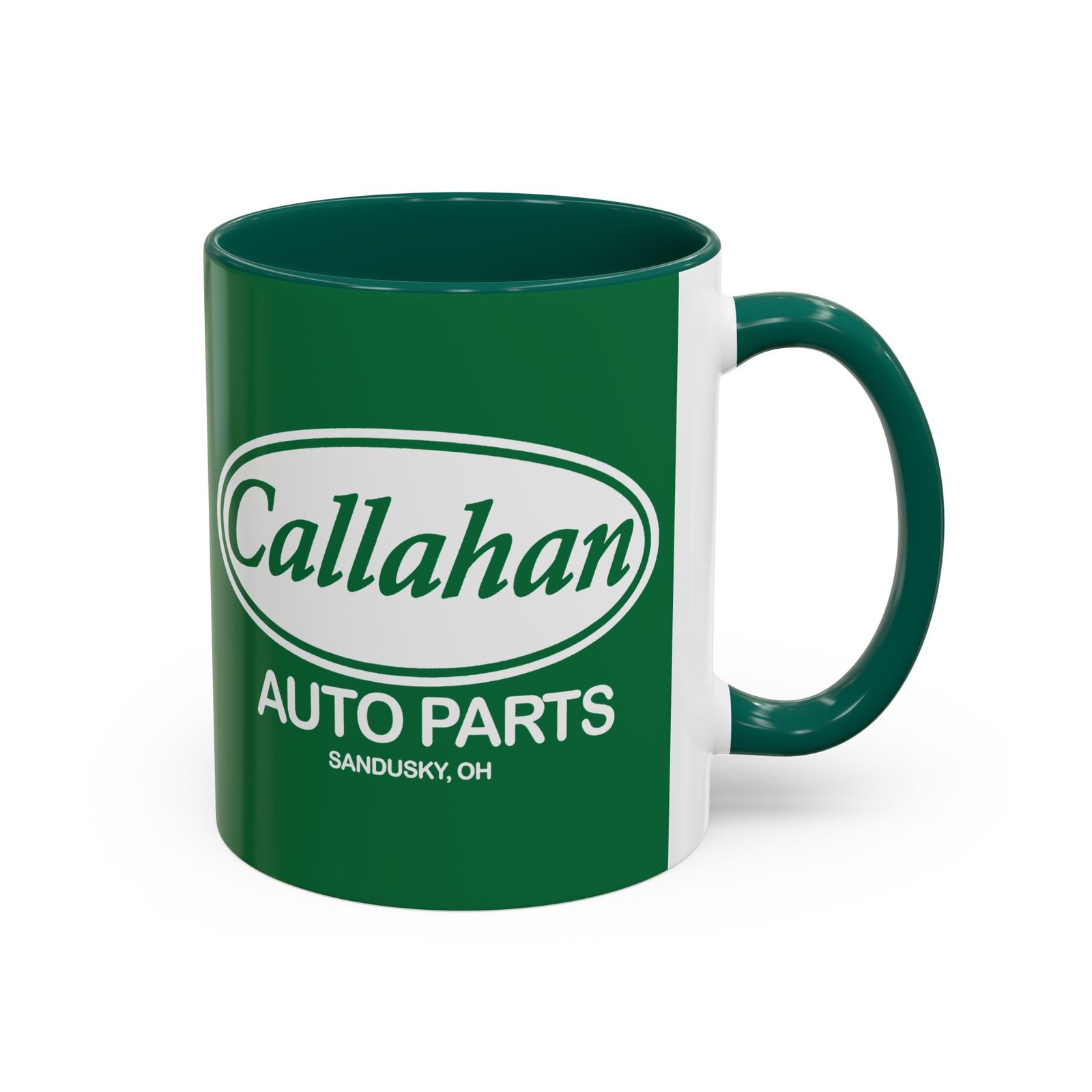 ๐งโ Callahan Auto Parts Color Accent Mug โ Sandusky Strong, One Sip at a Time - Image 2