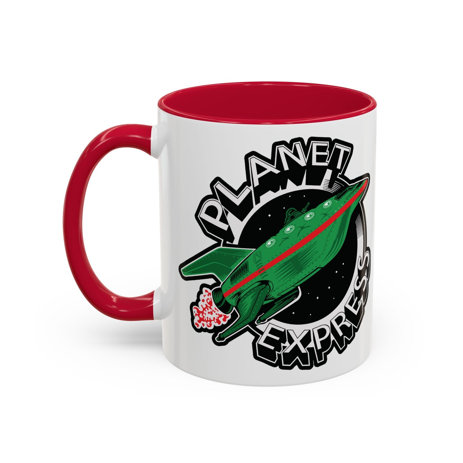 ☕ Planet Express Color Accent Mug – Fuel Your Day, 31st Century Style