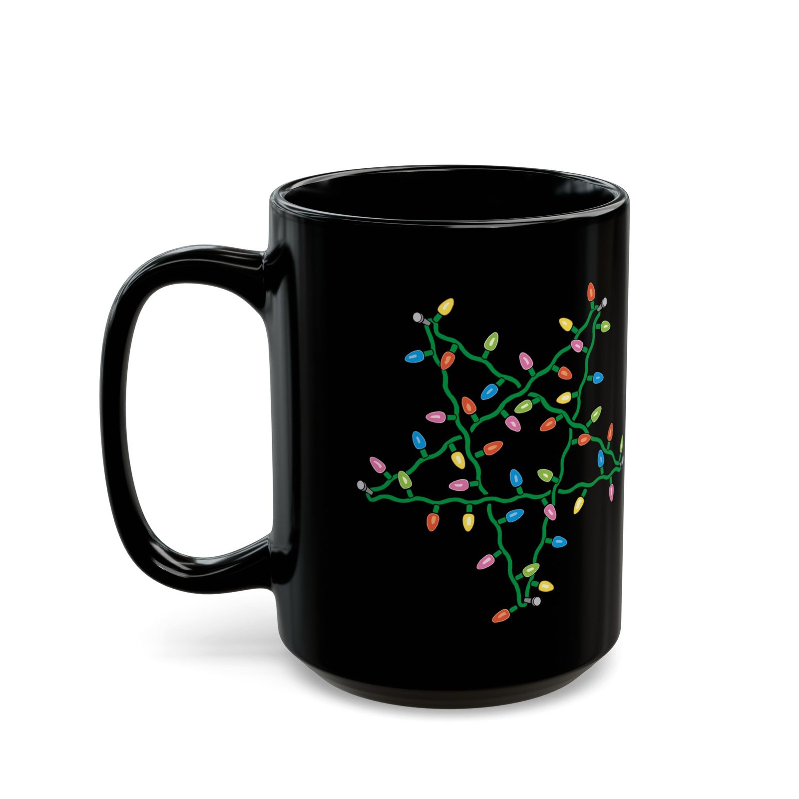 ☕ Holiday Pentagram Black Mug – Sip Your Cocoa with a Side of Chaos - Image 7