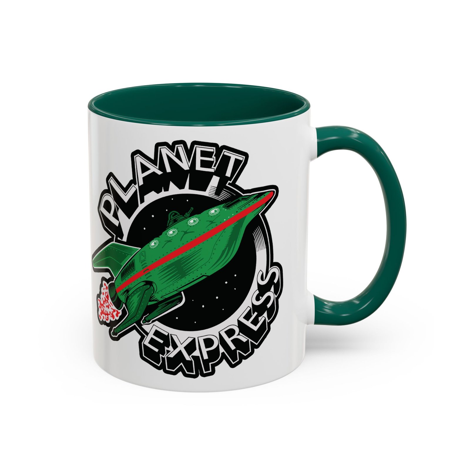 ☕ Planet Express Color Accent Mug – Fuel Your Day, 31st Century Style - Image 5