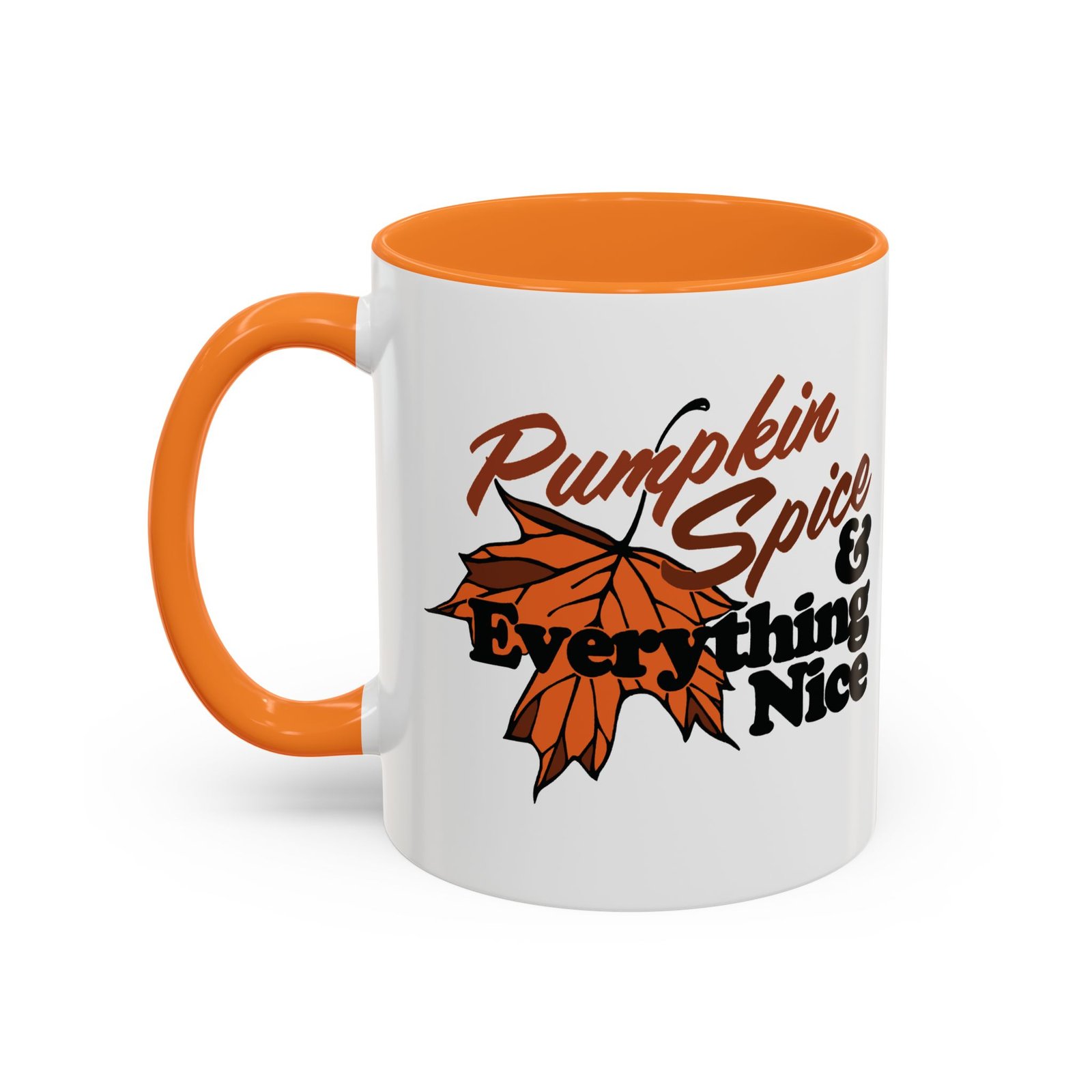🎃☕ Pumpkin Spice & Everything Nice Accent Mug – Sip into Autumn - Image 6