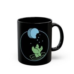 ☕🍪🌌 Reach for the Cookie Black Mug – Fuel Your Force with Every Sip