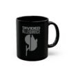 🚀🛸 Divided Allegiance Black Mug – One Mug, Two Galaxies