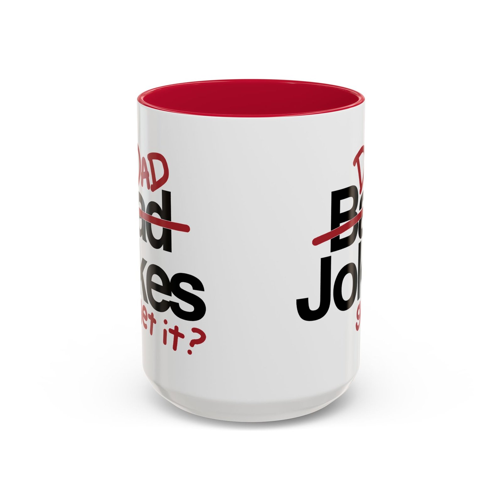 ☕ Dad Jokes Color Accent Mug – Get It? You Will. - Image 19