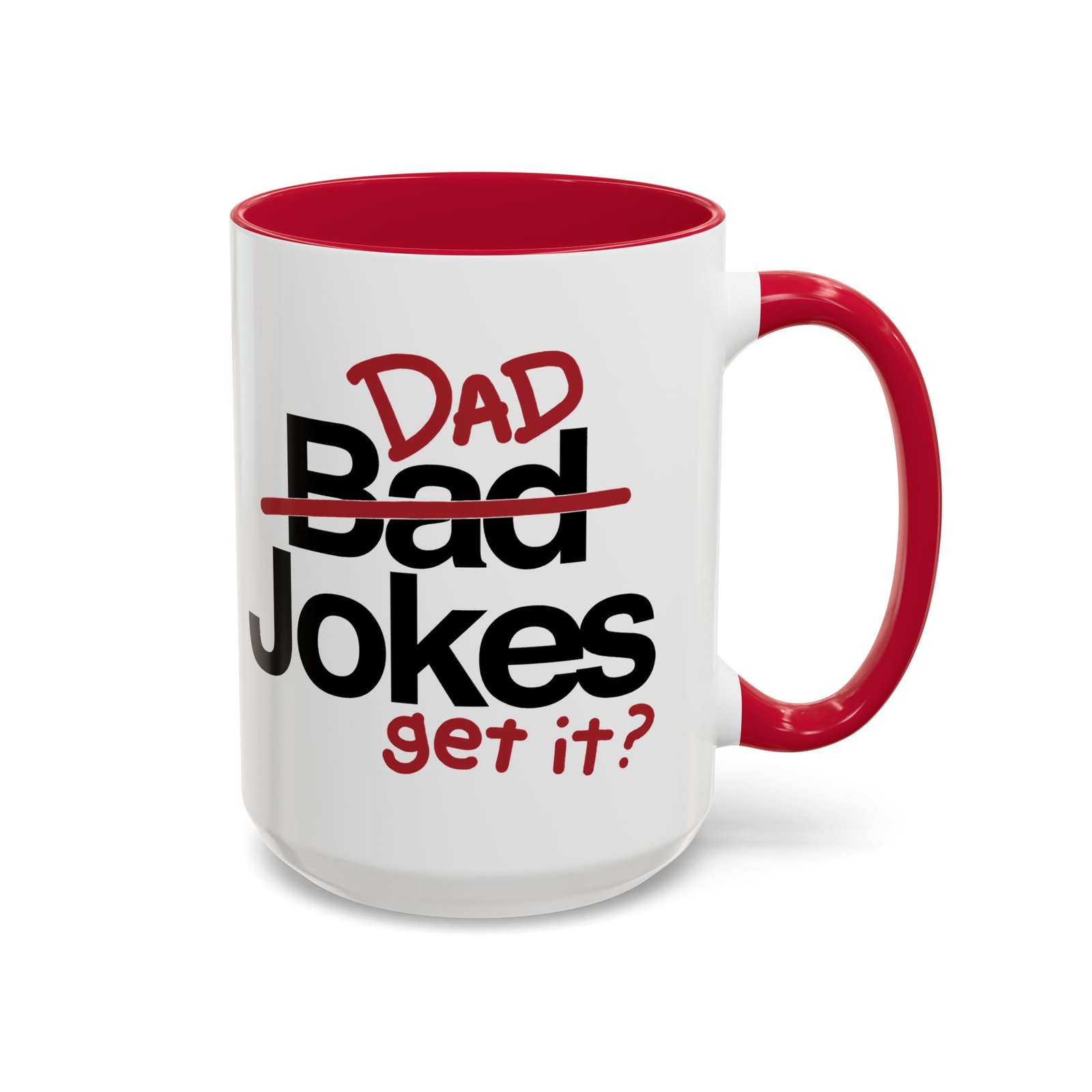 ☕ Dad Jokes Color Accent Mug – Get It? You Will. - Image 20
