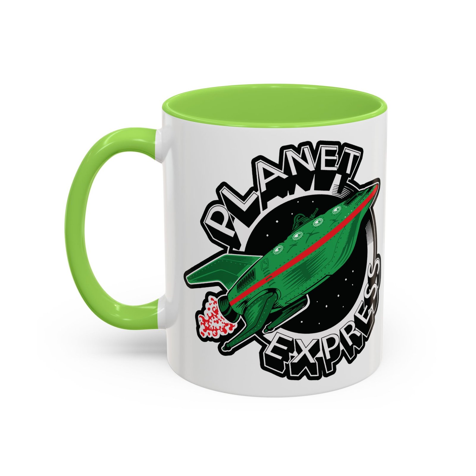 ☕ Planet Express Color Accent Mug – Fuel Your Day, 31st Century Style - Image 8