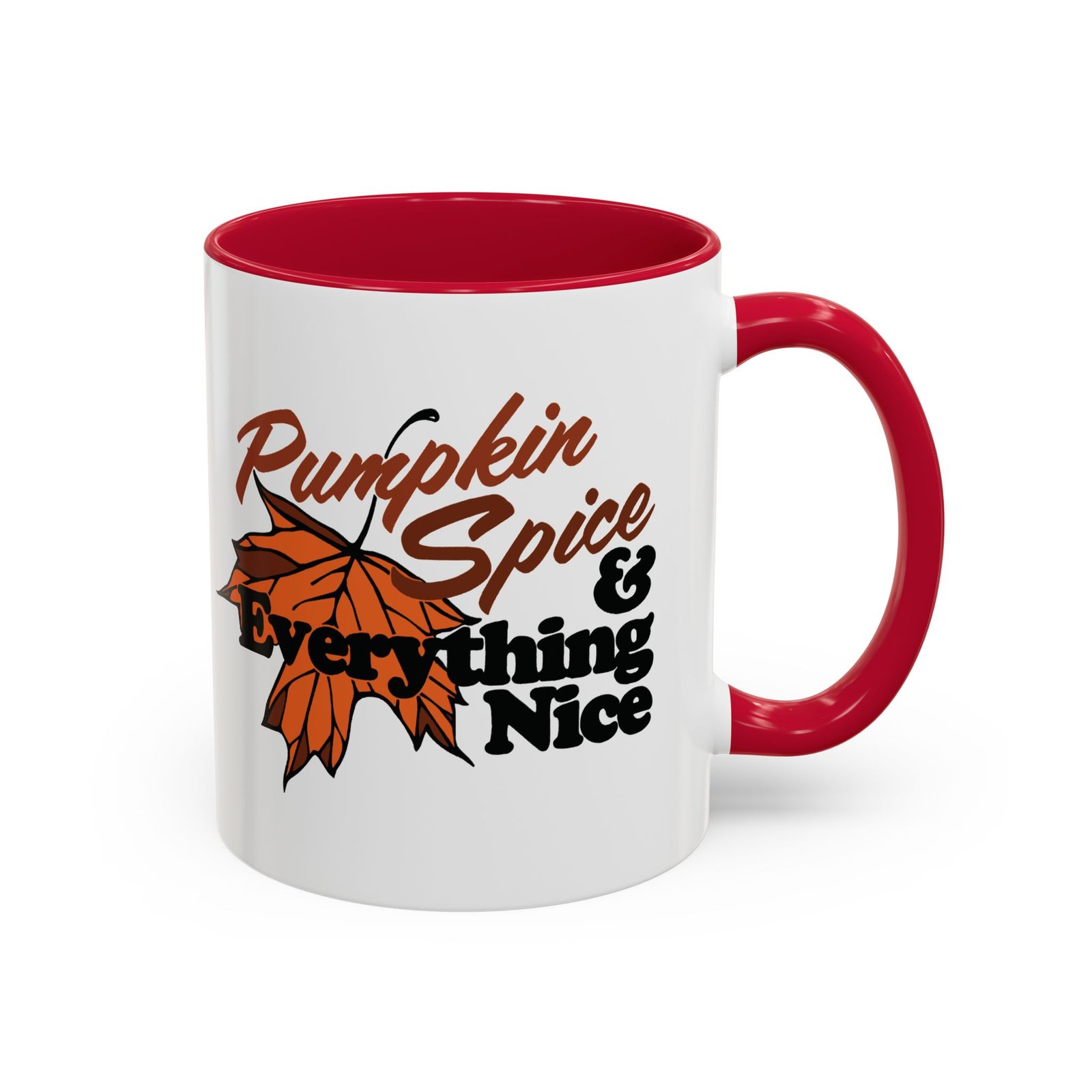 🎃☕ Pumpkin Spice & Everything Nice Accent Mug – Sip into Autumn - Image 9