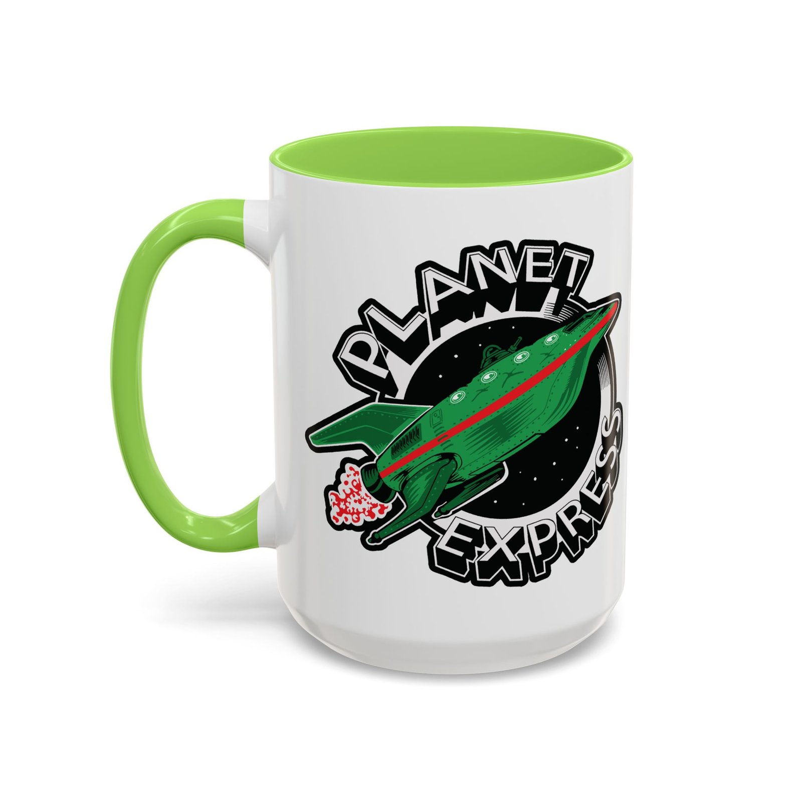 ☕ Planet Express Color Accent Mug – Fuel Your Day, 31st Century Style - Image 16