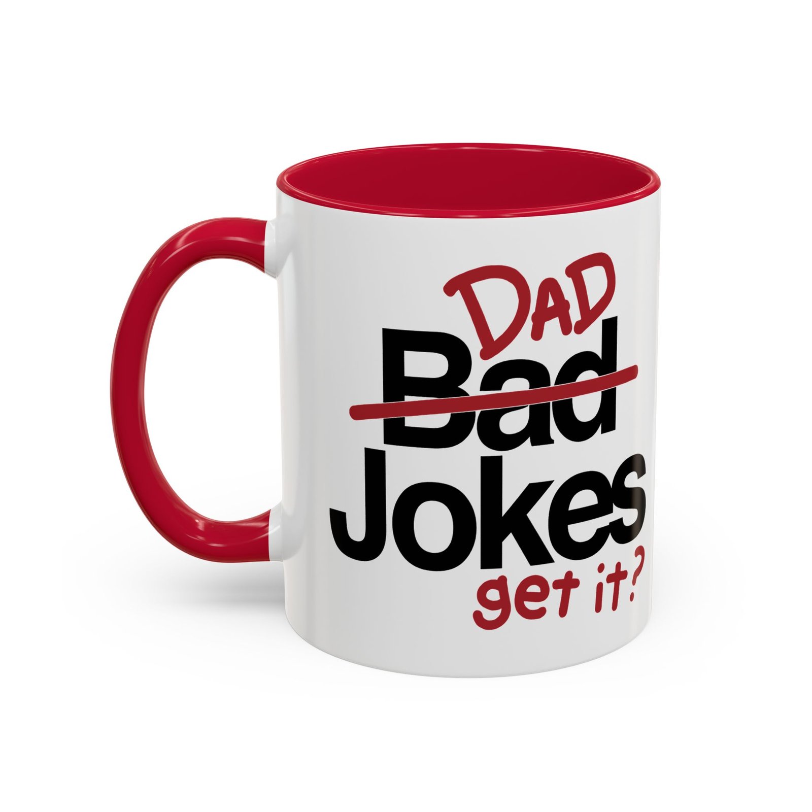 ☕ Dad Jokes Color Accent Mug – Get It? You Will. - Image 11