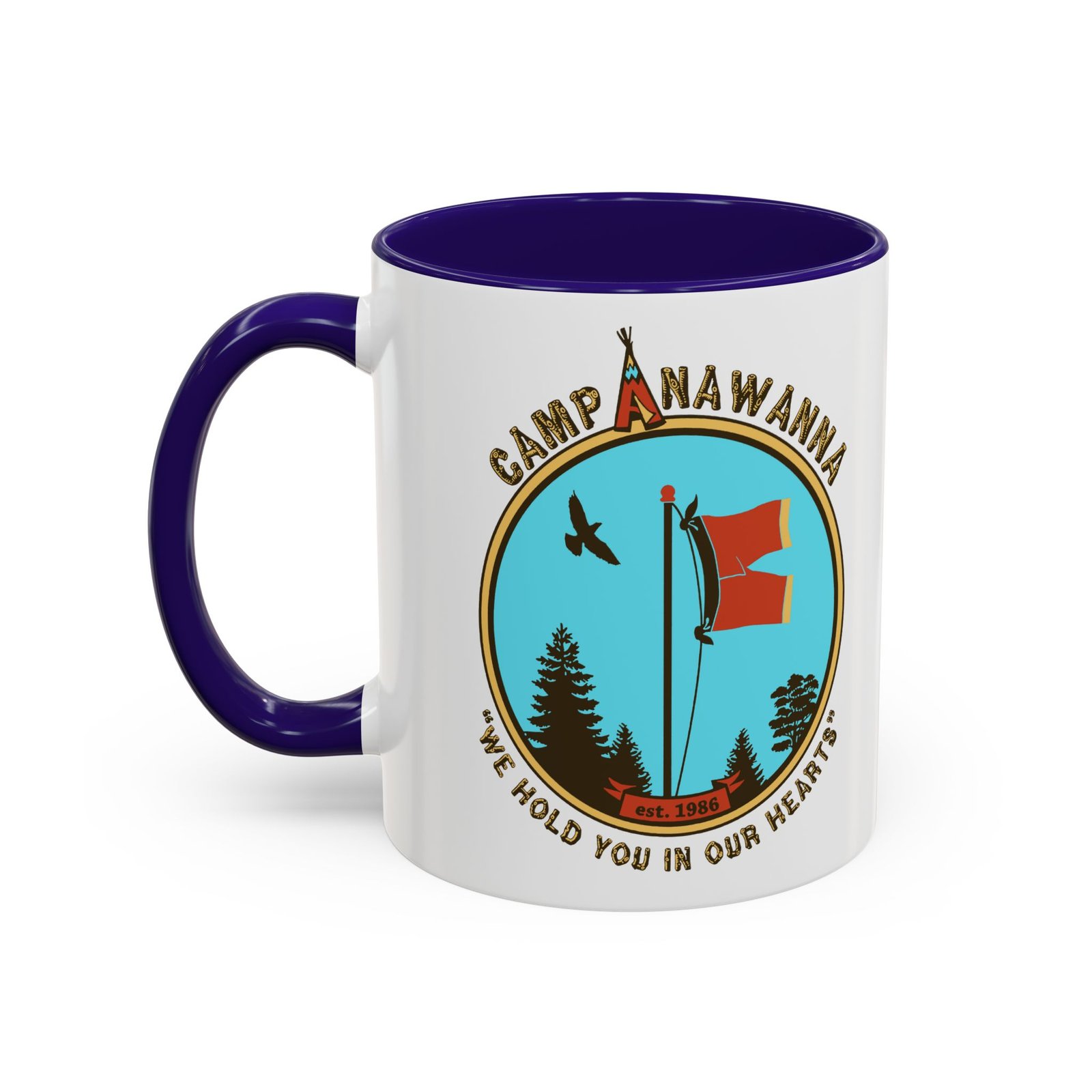 ☕🏕️🩲 Camp Anawanna Color Accent Mug – We Hold You in Our Hearts (and Hands) - Image 6