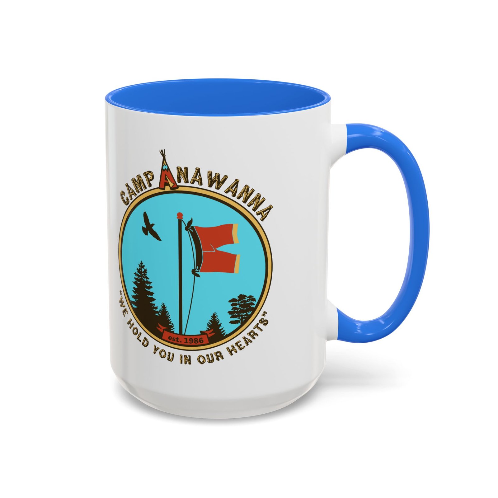 ☕🏕️🩲 Camp Anawanna Color Accent Mug – We Hold You in Our Hearts (and Hands) - Image 29