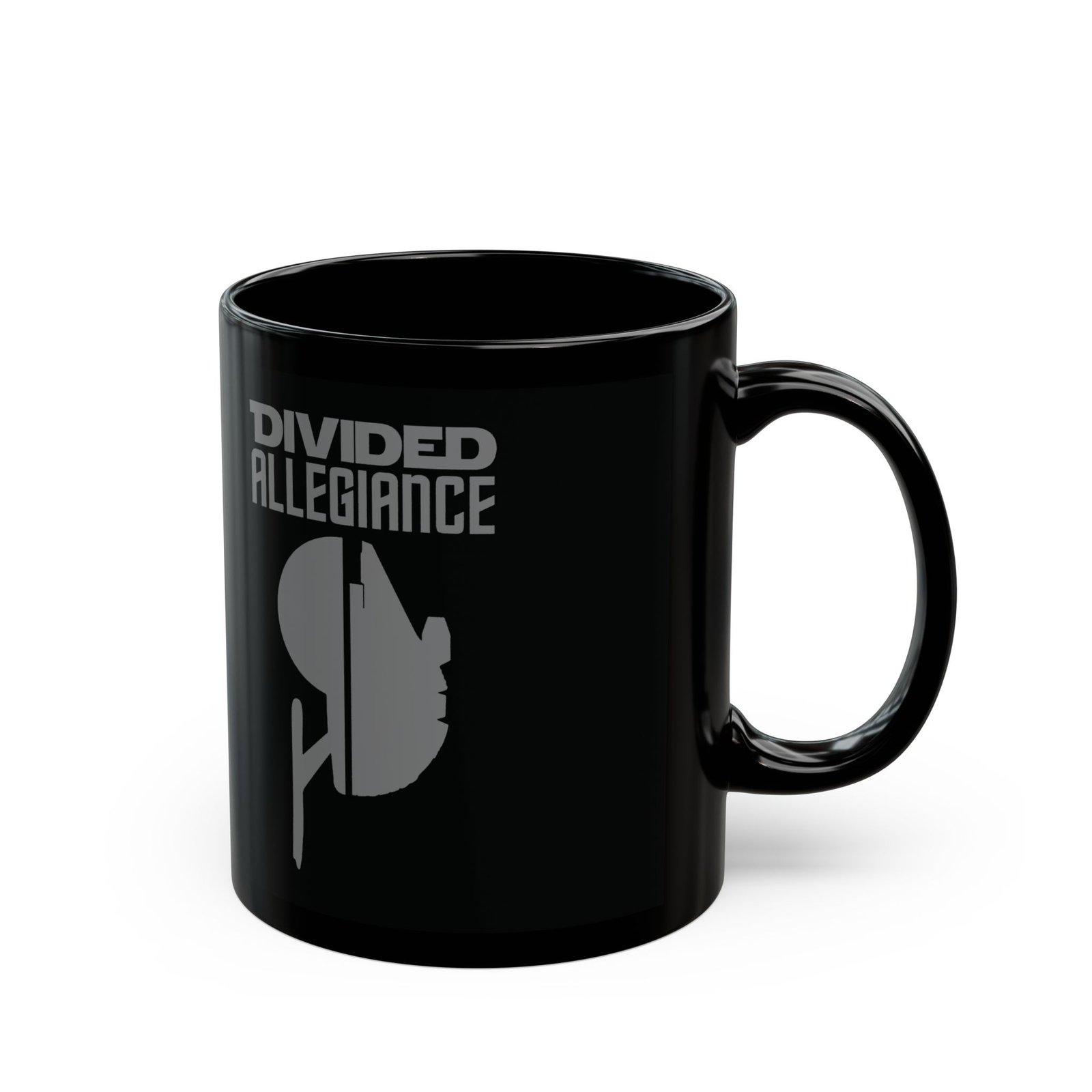 🚀🛸 Divided Allegiance Black Mug – One Mug, Two Galaxies - Image 3