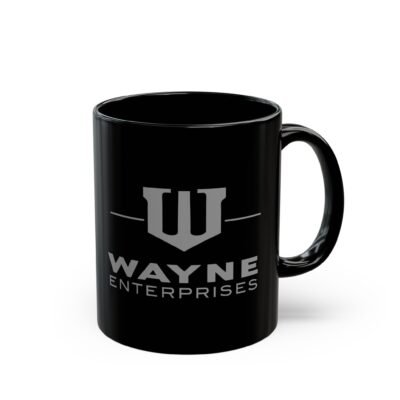 ☕ Wayne Enterprises Black Mug – Gotham’s Finest Fuel Source