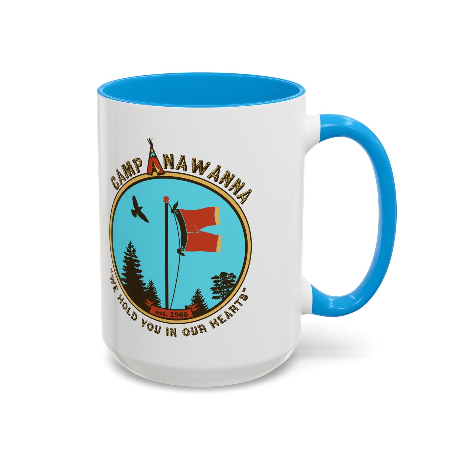 ☕🏕️🩲 Camp Anawanna Color Accent Mug – We Hold You in Our Hearts (and Hands) - Image 33