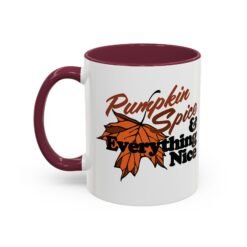 🎃☕ Pumpkin Spice & Everything Nice Accent Mug – Sip into Autumn