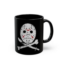 🔪☕ Camp Slasher Black Mug – Brew with a Side of Terror