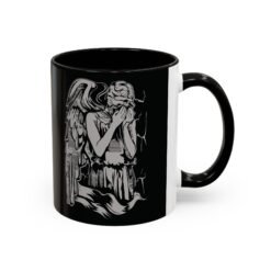 Alternative view of 🗿☕ Weeping Angel Accent Mug – Don’t Blink… Just Sip
