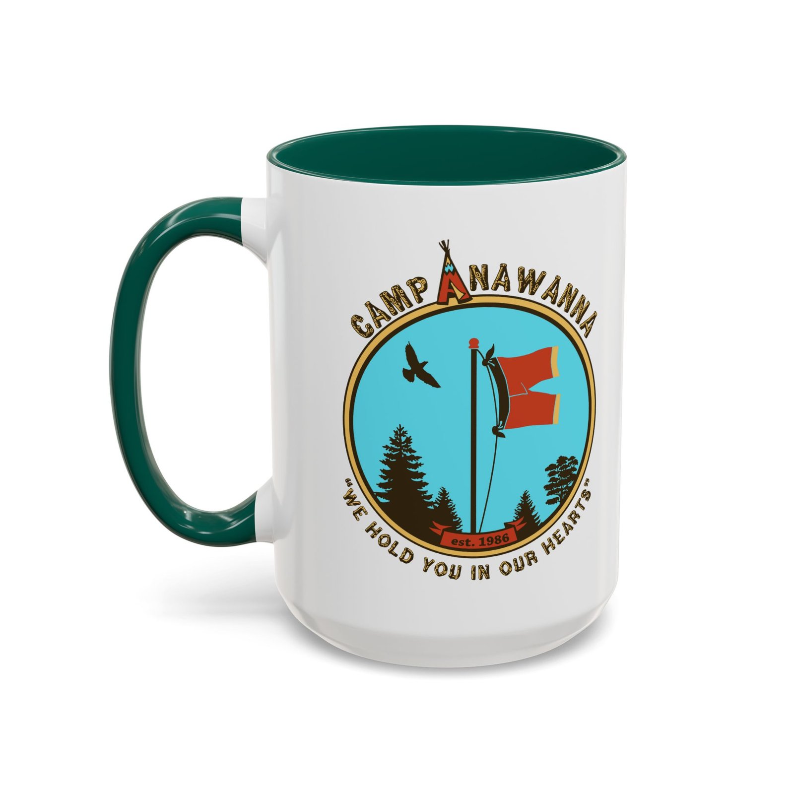☕🏕️🩲 Camp Anawanna Color Accent Mug – We Hold You in Our Hearts (and Hands) - Image 32