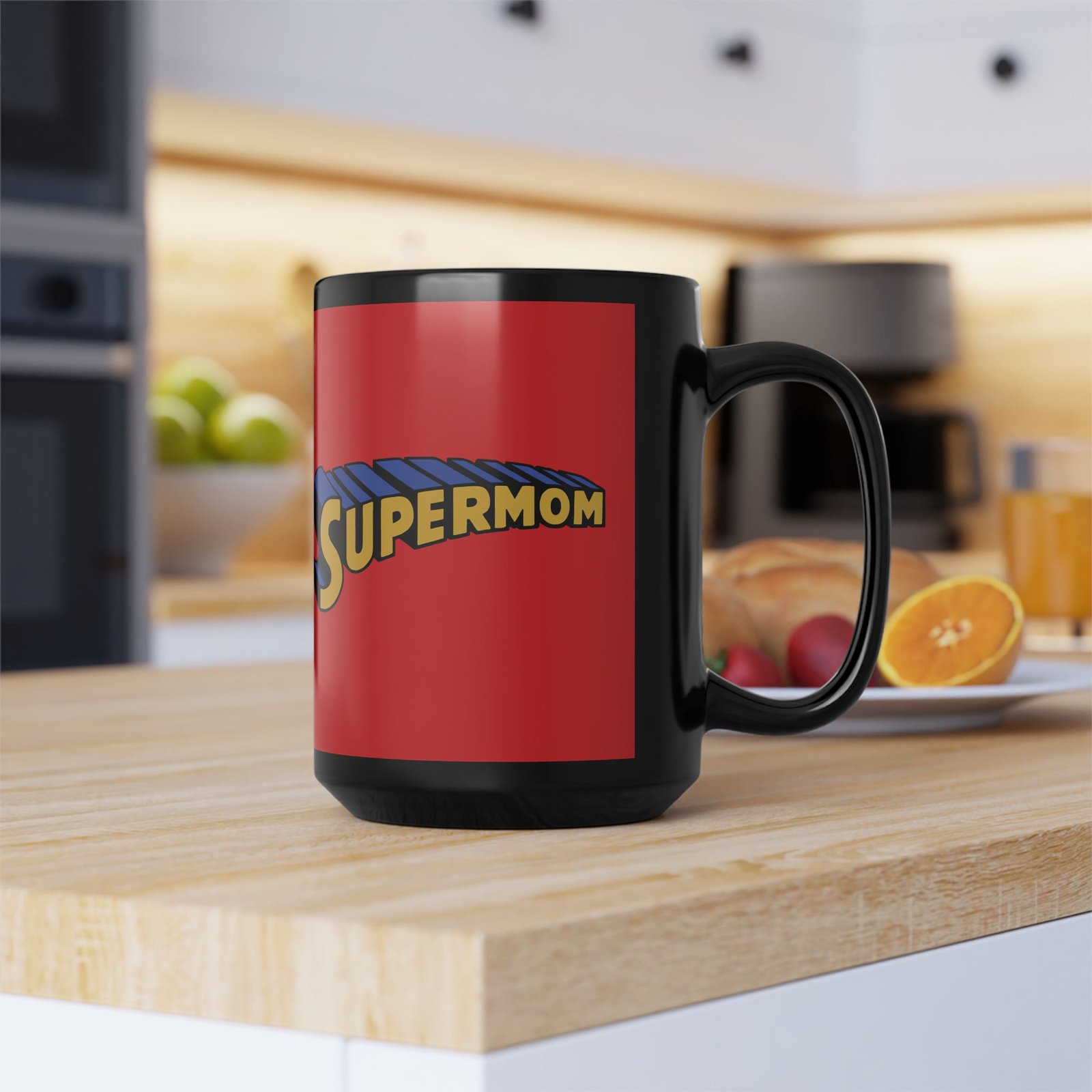 🦸♀️ Supermom Black Mug – Fuel for the Everyday Hero - Image 9
