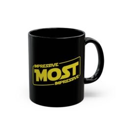 ☕🖤 Impressive, Most Impressive Black Mug – Sip Like Darth Vader Would