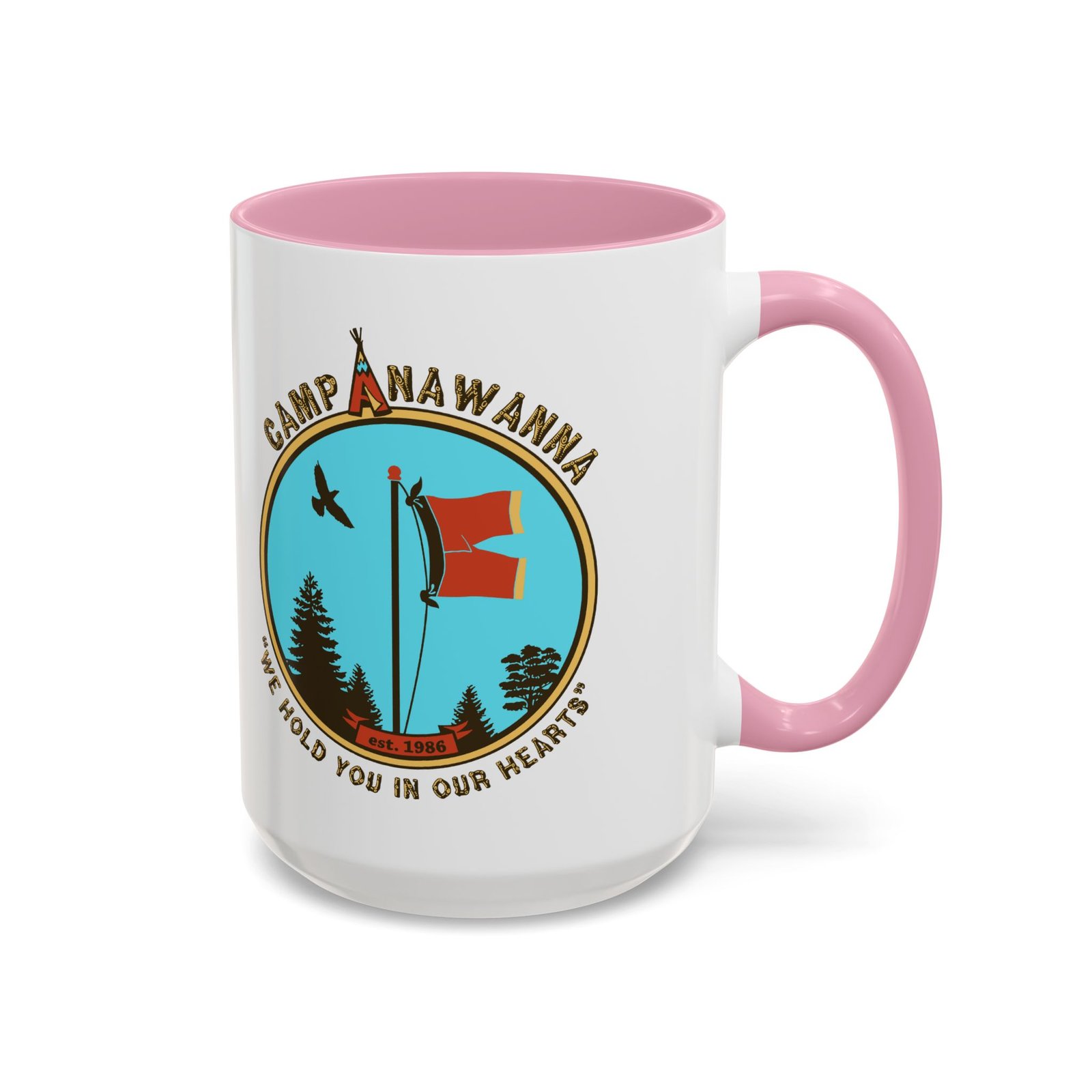 ☕🏕️🩲 Camp Anawanna Color Accent Mug – We Hold You in Our Hearts (and Hands) - Image 41