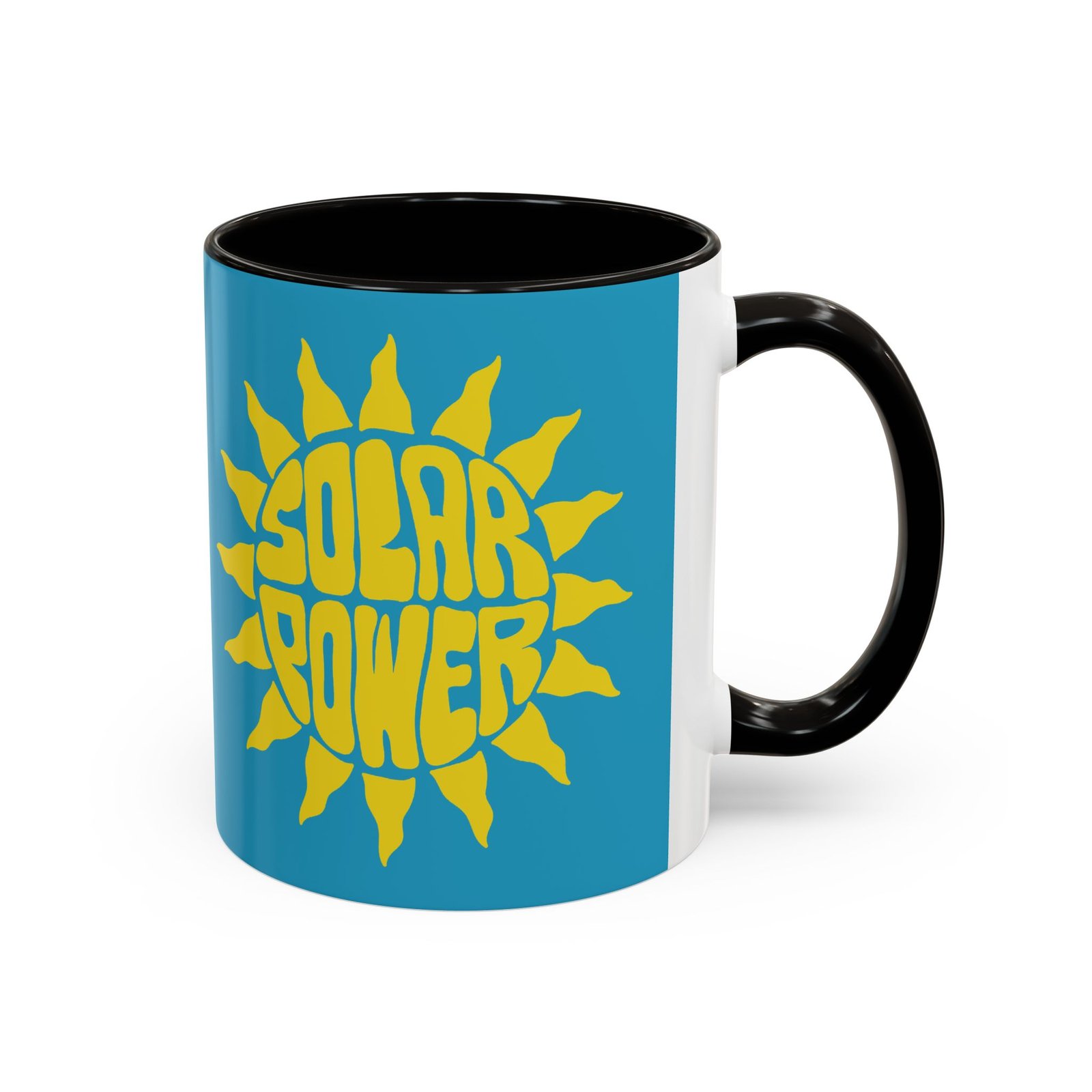 ☀️☕ Solar Power Accent Mug – Sip Bright, Stay Charged - Image 3