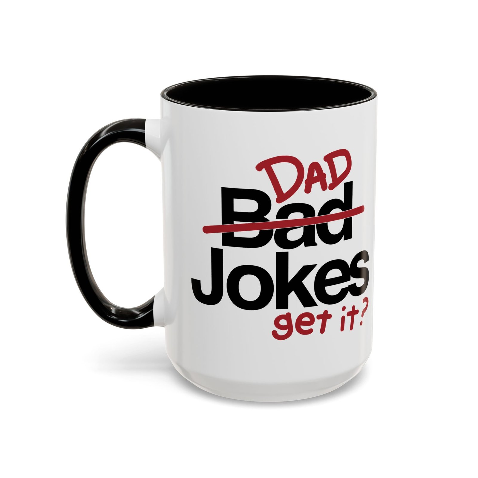 ☕ Dad Jokes Color Accent Mug – Get It? You Will. - Image 14