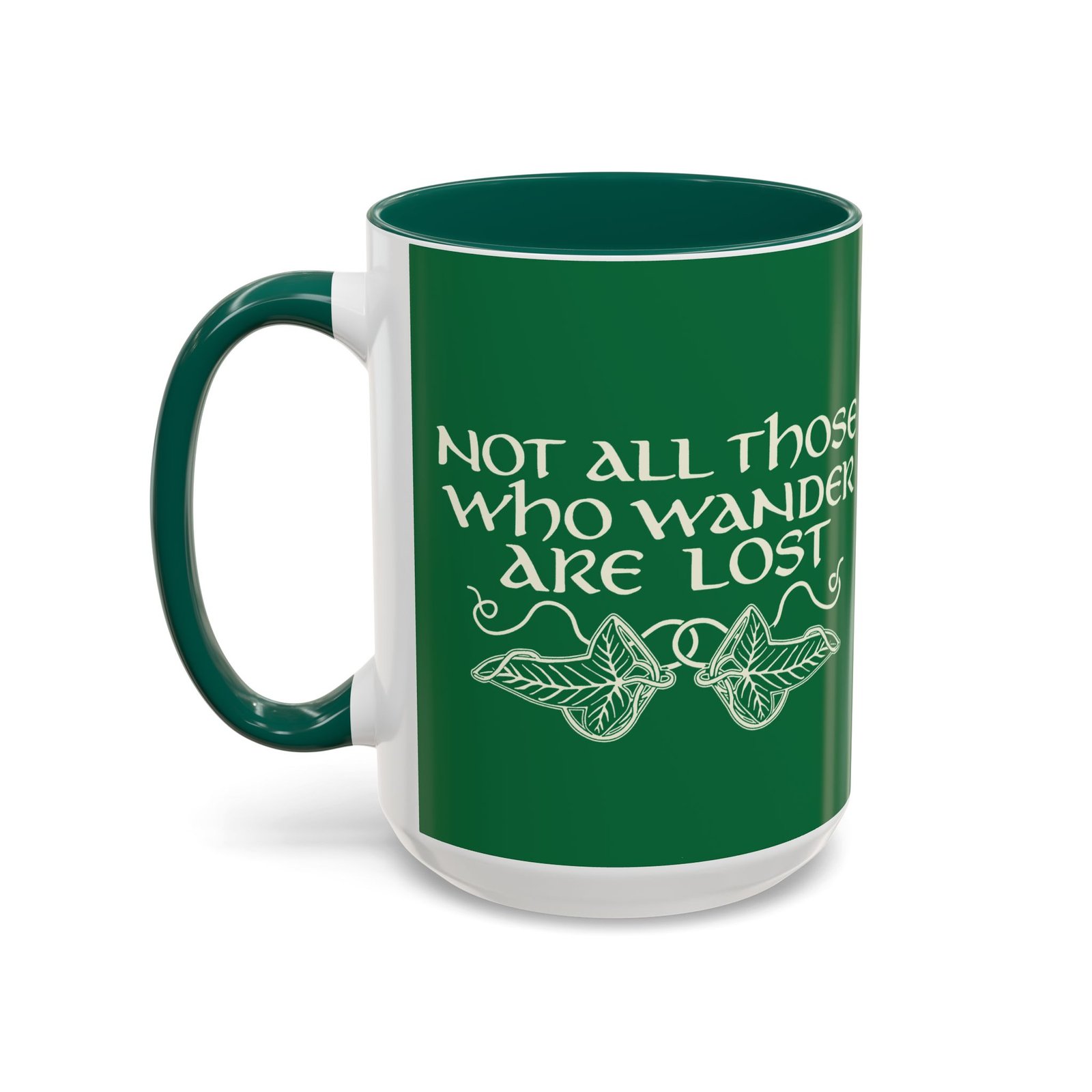 🌿 Not All Those Who Wander Are Lost Mug – Elven-Inspired Sips for the Soul - Image 8