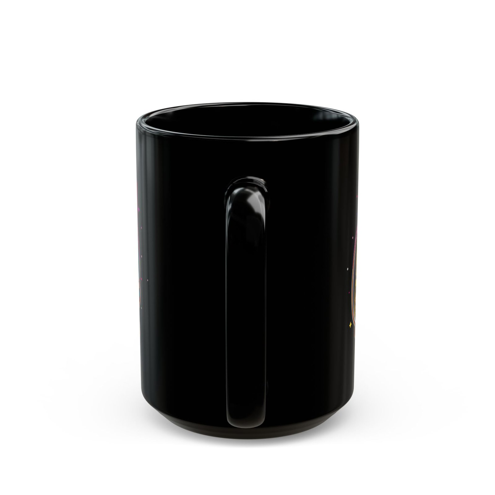 ☕🐱🚀 Space Cat Black Mug – Fuel for Cosmic Catventures - Image 8