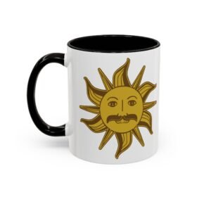 🌞 King Arthur’s Sun Emblem Mug – Sip Like a Silly Noble