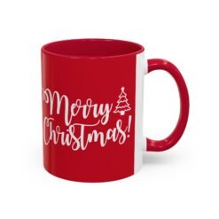 Alternative view of ☕ Merry Christmas Color Accent Mug – Sip the Season in Style