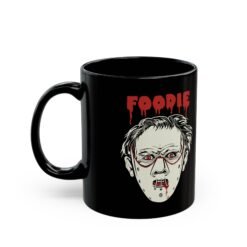 Alternative view of ☕ "Foodie" Black Mug – Sip with a Taste for the Twisted