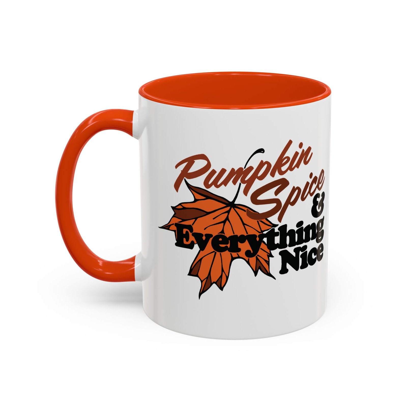 🎃☕ Pumpkin Spice & Everything Nice Accent Mug – Sip into Autumn - Image 8